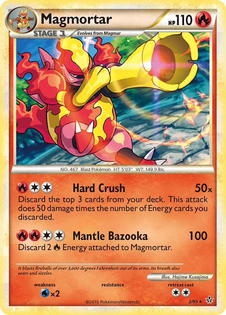 Magmortar (2/95) [HeartGold & SoulSilver: Unleashed] Pokemon Single Pokémon  | Multizone: Comics And Games