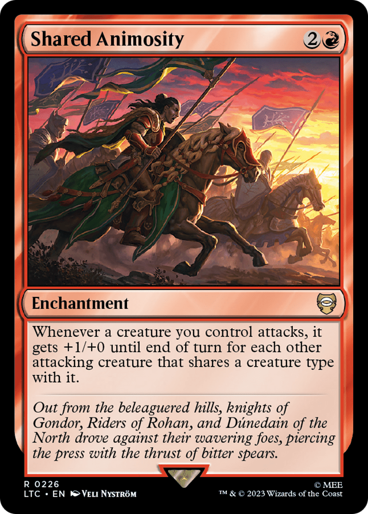 Shared Animosity [The Lord of the Rings: Tales of Middle-Earth Commander] MTG Single Magic: The Gathering  | Multizone: Comics And Games