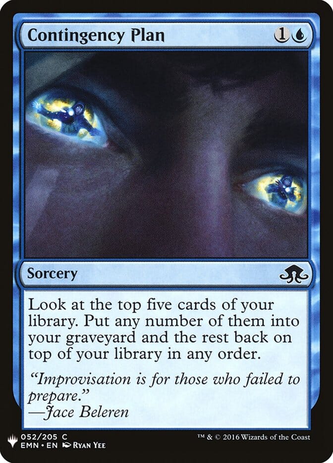 Contingency Plan [Mystery Booster] MTG Single Magic: The Gathering  | Multizone: Comics And Games