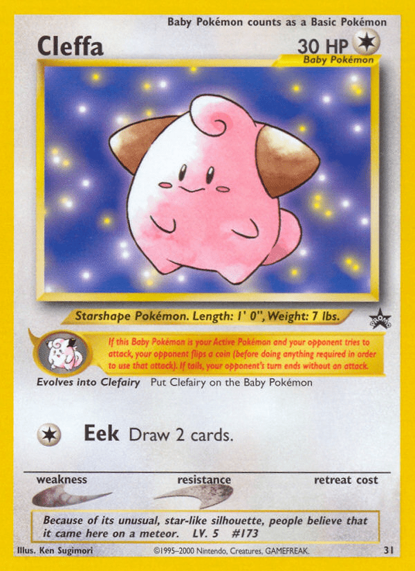 Cleffa (31) [Wizards of the Coast: Black Star Promos] Pokemon Single Pokémon  | Multizone: Comics And Games