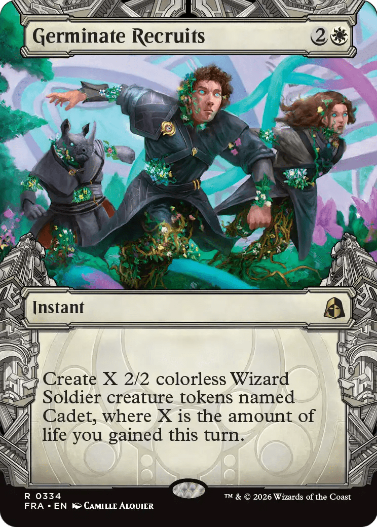 Germinate Recruits (Showcase) [Reality Fracture] MTG Single Magic: The Gathering  | Multizone: Comics And Games