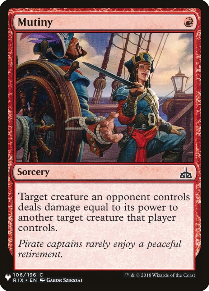 Mutiny [Mystery Booster] MTG Single Magic: The Gathering  | Multizone: Comics And Games