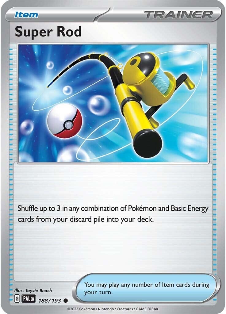 Super Rod (188/193) [Scarlet & Violet: Paldea Evolved] Pokemon Single Pokémon  | Multizone: Comics And Games
