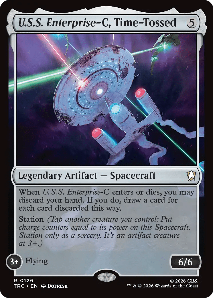 U.S.S. Enterprise-C, Time-Tossed [Star Trek Commander] MTG Single Magic: The Gathering  | Multizone: Comics And Games