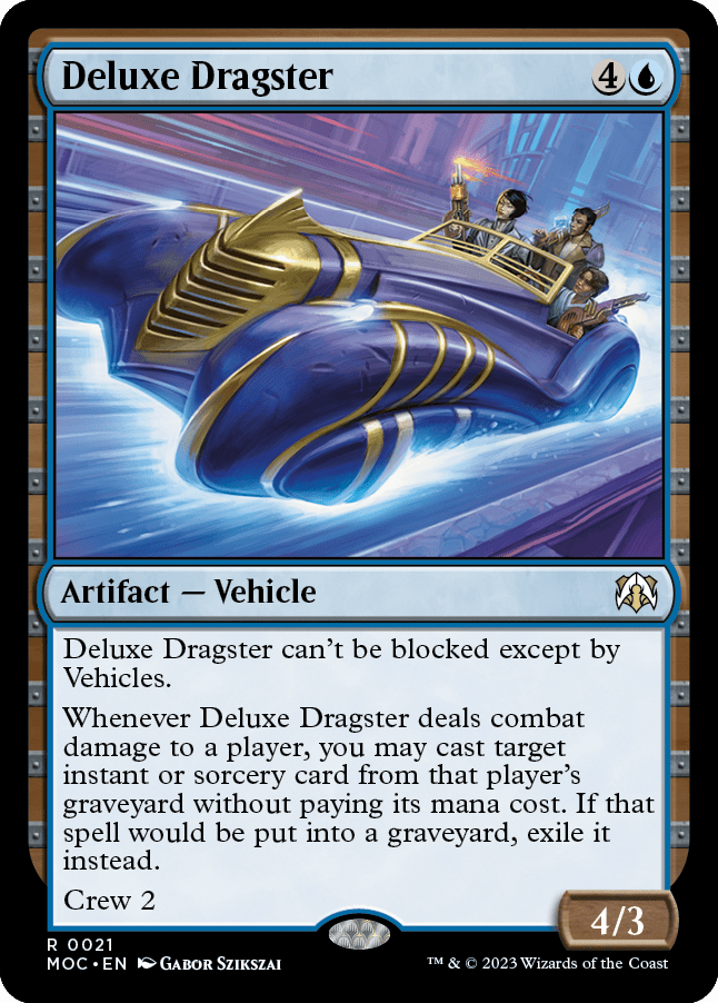 Deluxe Dragster [March of the Machine Commander] MTG Single Magic: The Gathering  | Multizone: Comics And Games