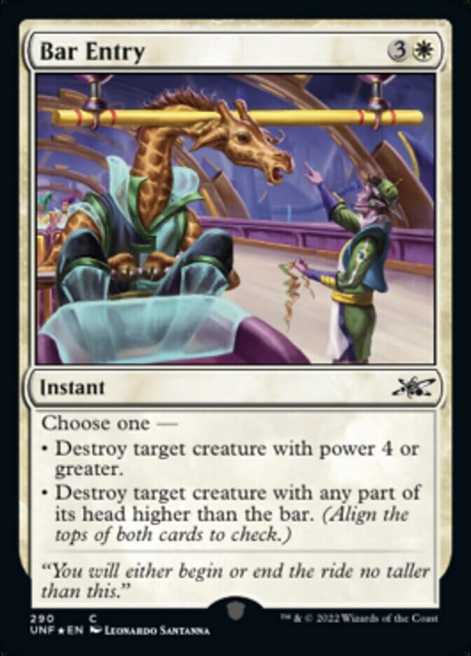 Bar Entry (Galaxy Foil) [Unfinity] MTG Single Magic: The Gathering  | Multizone: Comics And Games