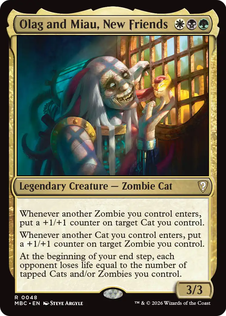 Olag and Miau, New Friends [Mystery Booster: Commander Edition] | Multizone: Comics And Games
