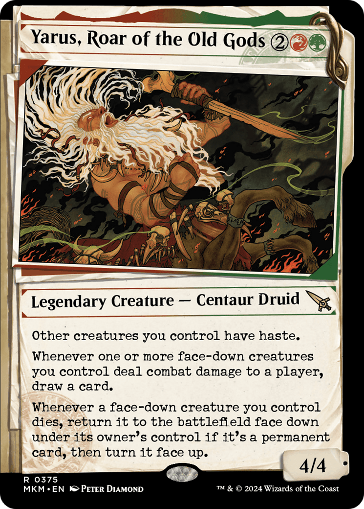 Yarus, Roar of the Old Gods (Showcase) [Murders at Karlov Manor] MTG Single Magic: The Gathering  | Multizone: Comics And Games