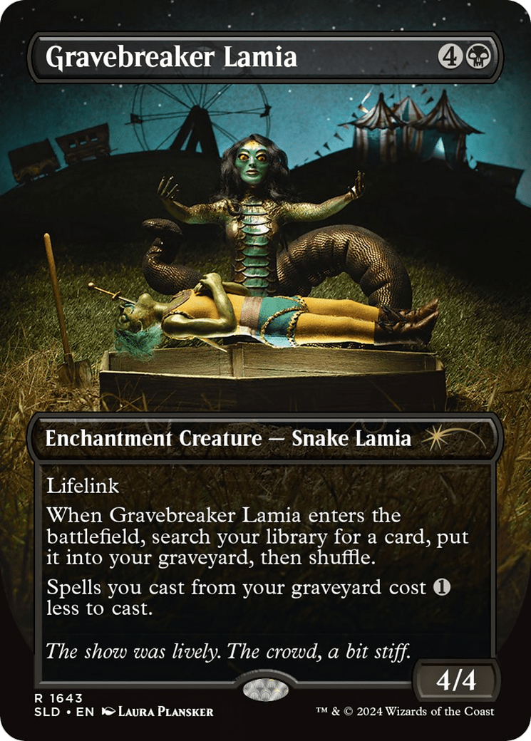 Gravebreaker Lamia (Rainbow Foil) [Secret Lair Drop Series] MTG Single Magic: The Gathering  | Multizone: Comics And Games
