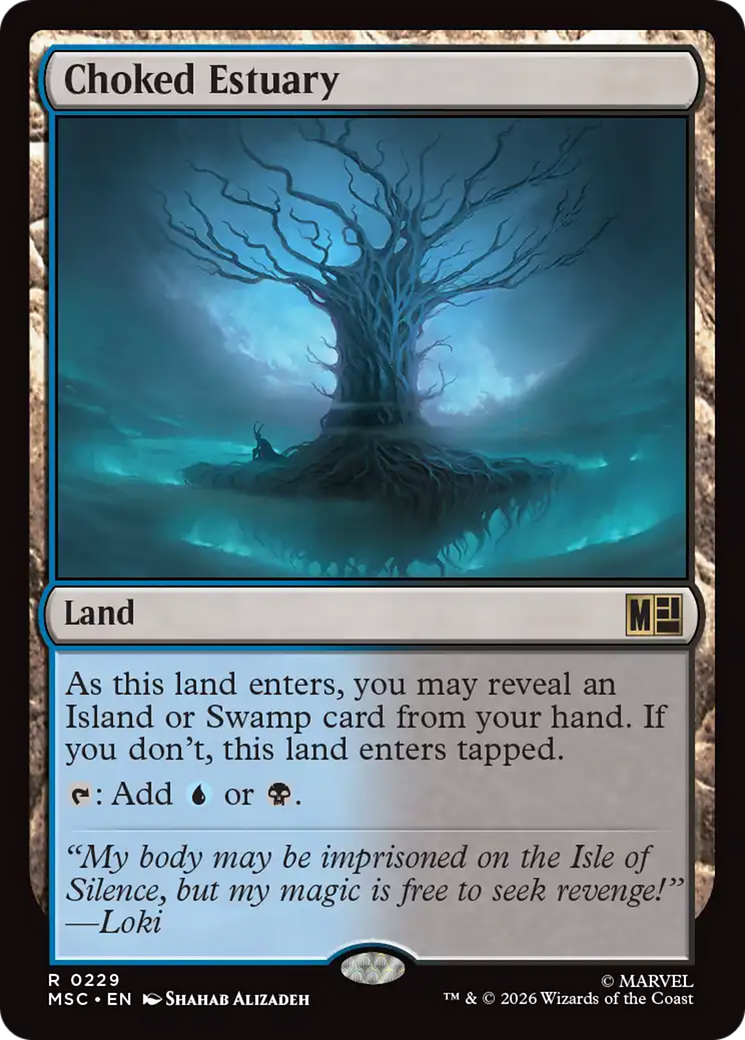 Choked Estuary (Surge Foil) [Marvel Super Heroes Commander] | Multizone: Comics And Games