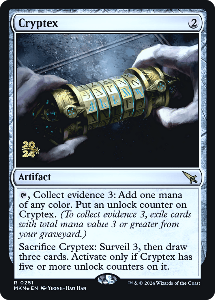 Cryptex [Murders at Karlov Manor Prerelease Promos] MTG Single Magic: The Gathering  | Multizone: Comics And Games
