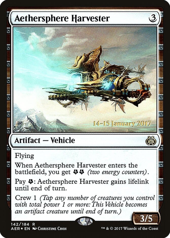 Aethersphere Harvester [Aether Revolt Prerelease Promos] MTG Single Magic: The Gathering  | Multizone: Comics And Games
