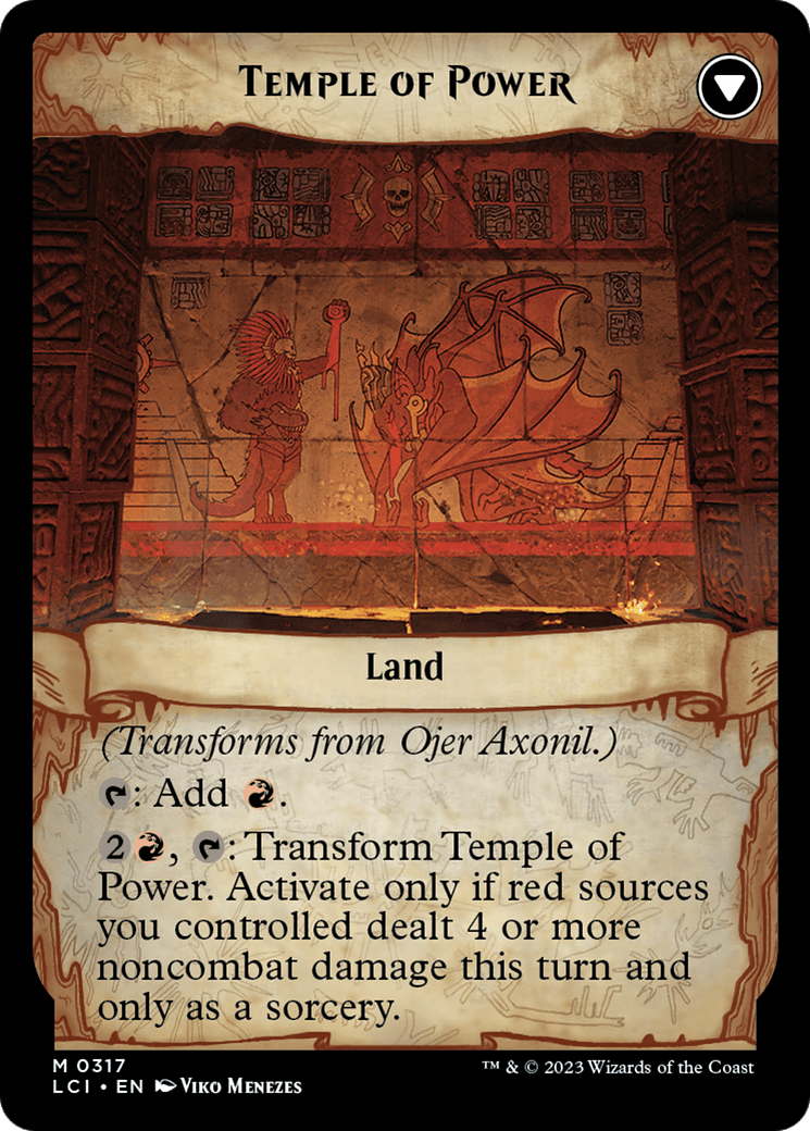 Ojer Axonil, Deepest Might // Temple of Power (Showcase) [The Lost Caverns of Ixalan] MTG Single Magic: The Gathering  | Multizone: Comics And Games