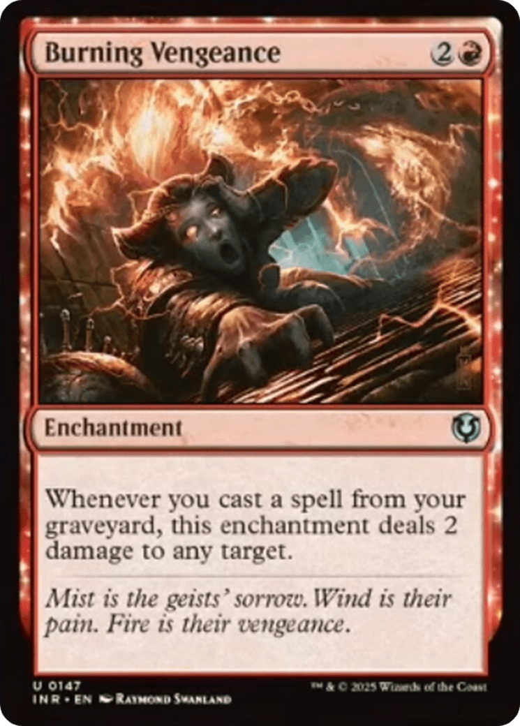 Burning Vengeance [Innistrad Remastered] MTG Single Magic: The Gathering  | Multizone: Comics And Games
