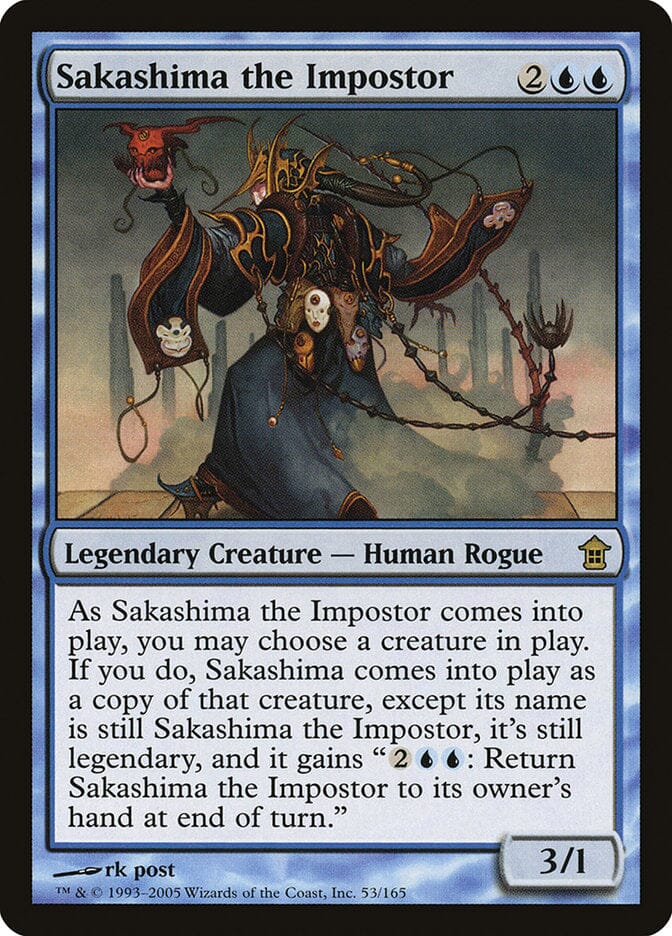 Sakashima the Impostor [Saviors of Kamigawa] MTG Single Magic: The Gathering  | Multizone: Comics And Games