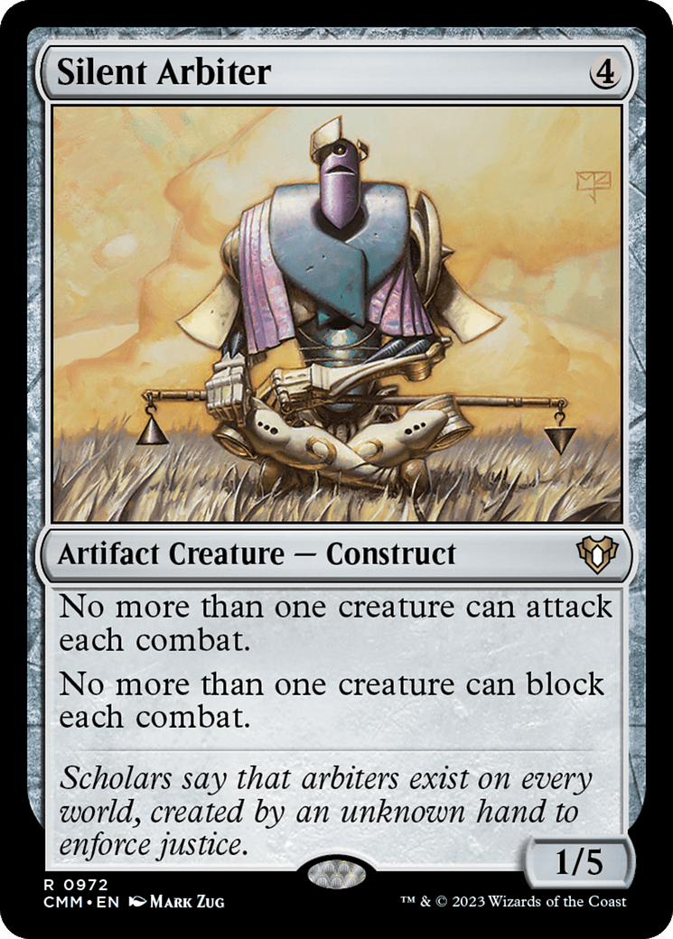 Silent Arbiter [Commander Masters] MTG Single Magic: The Gathering  | Multizone: Comics And Games