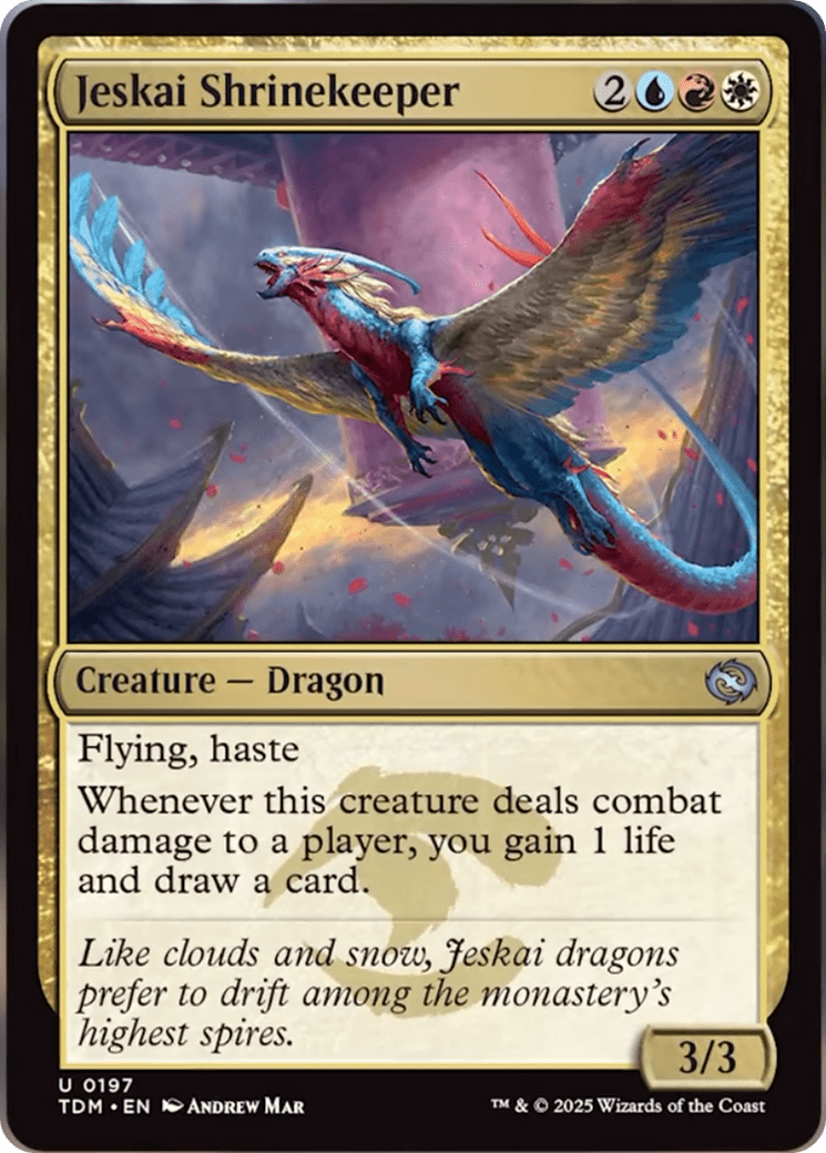 Jeskai Shrinekeeper [Tarkir: Dragonstorm] MTG Single Magic: The Gathering  | Multizone: Comics And Games