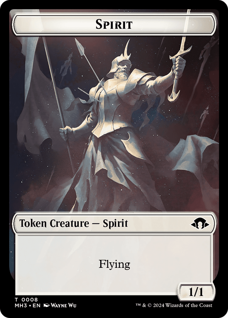 Spirit (0008) // Energy Reserve Double-Sided Token [Modern Horizons 3 Tokens] MTG Single Magic: The Gathering  | Multizone: Comics And Games