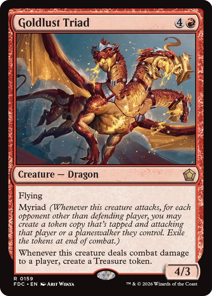 Goldlust Triad [Foundations Commander] MTG Single Magic: The Gathering  | Multizone: Comics And Games