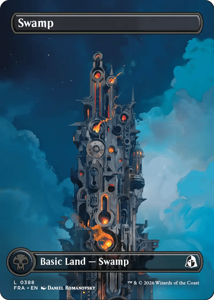 Swamp (Borderless) (0388) [Reality Fracture] MTG Single Magic: The Gathering  | Multizone: Comics And Games