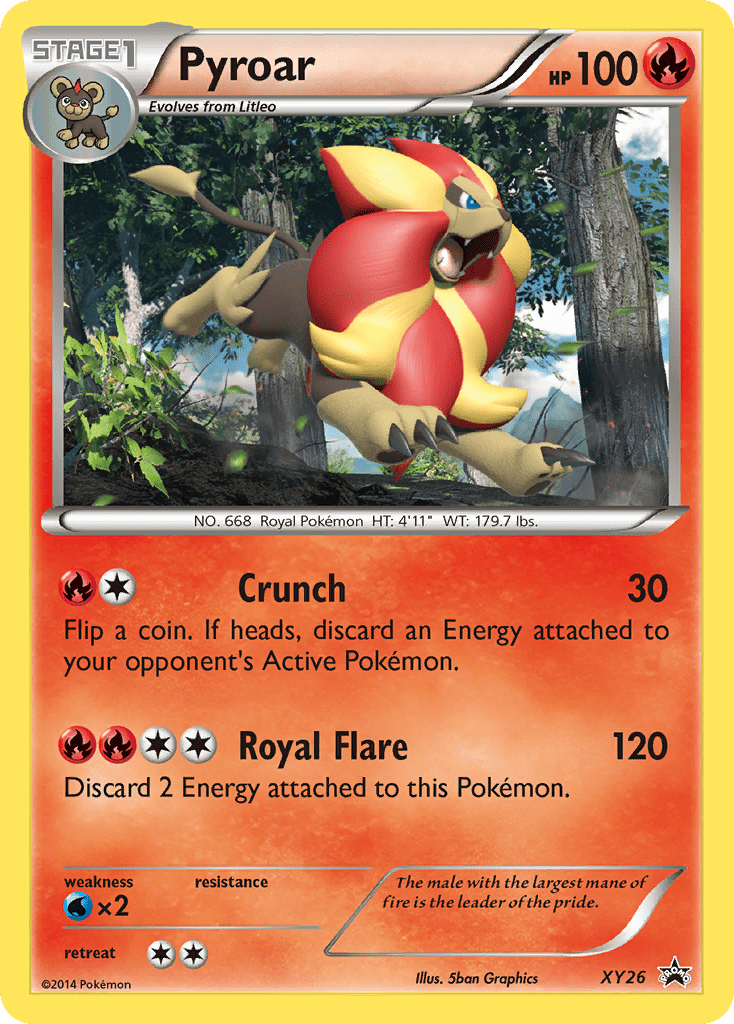Pyroar (XY26) [XY: Black Star Promos] Pokemon Single Pokémon  | Multizone: Comics And Games