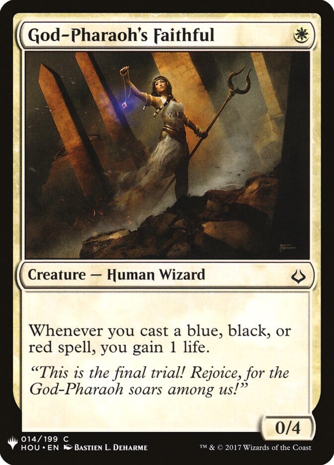 God-Pharaoh's Faithful [Mystery Booster] MTG Single Magic: The Gathering  | Multizone: Comics And Games