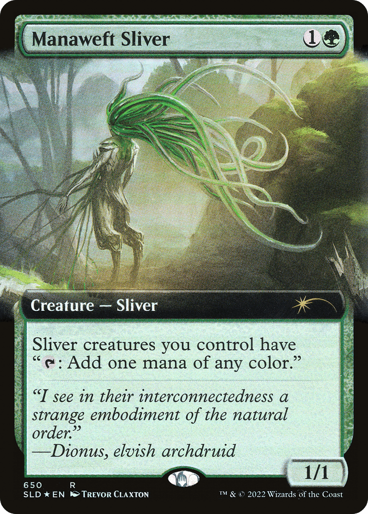 Manaweft Sliver (Extended Art) [Secret Lair Drop Promos] MTG Single Magic: The Gathering  | Multizone: Comics And Games