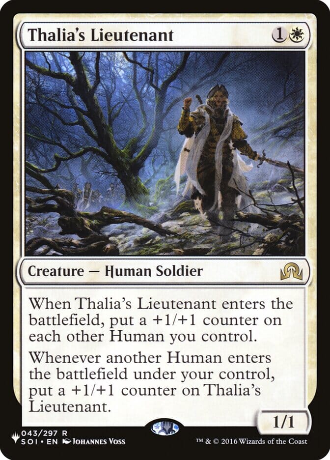 Thalia's Lieutenant [The List] MTG Single Magic: The Gathering  | Multizone: Comics And Games