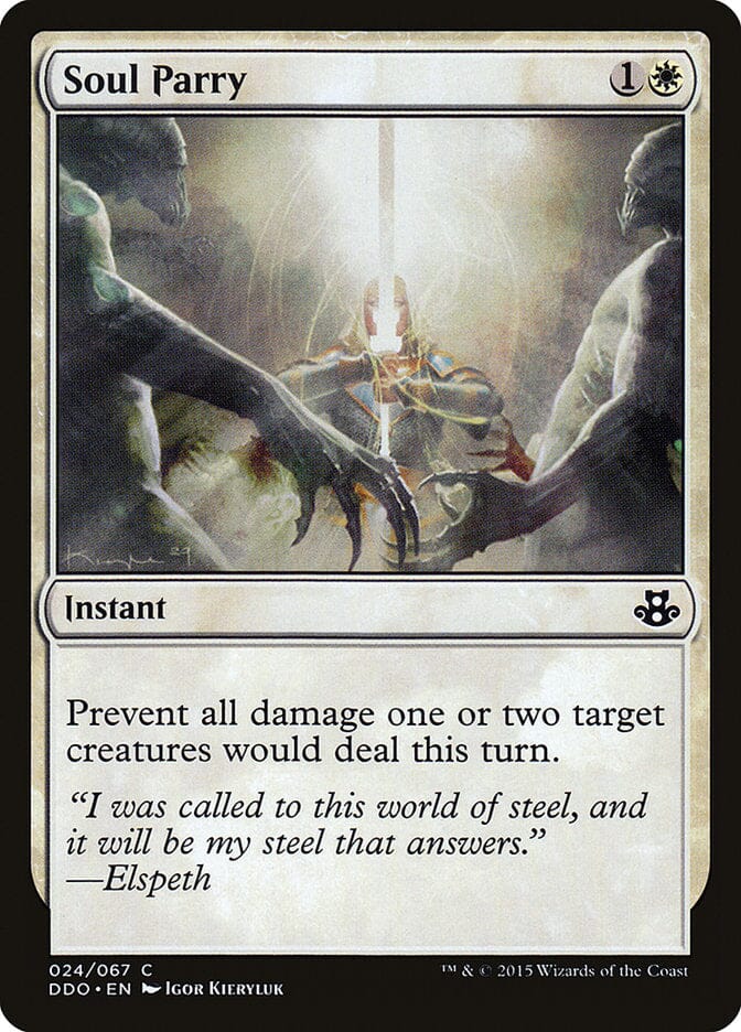 Soul Parry [Duel Decks: Elspeth vs. Kiora] MTG Single Magic: The Gathering  | Multizone: Comics And Games