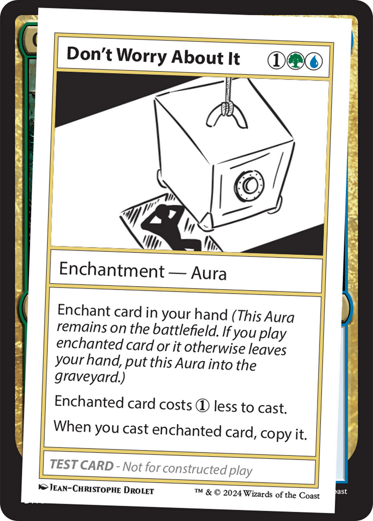 Don't Worry About It [Mystery Booster 2 Playtest Cards] MTG Single Magic: The Gathering  | Multizone: Comics And Games