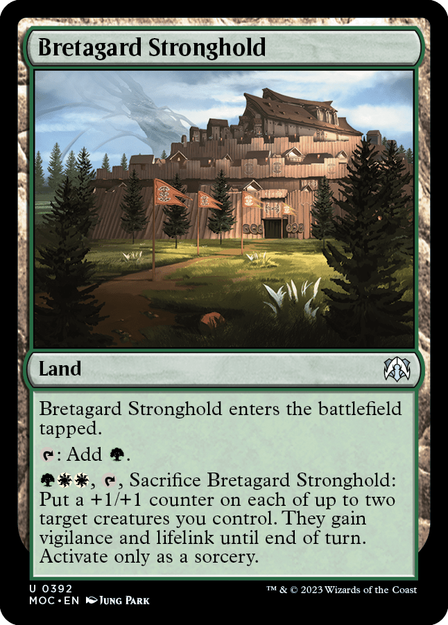 Bretagard Stronghold [March of the Machine Commander] MTG Single Magic: The Gathering  | Multizone: Comics And Games