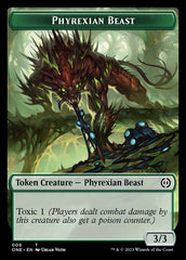 Rebel // Phyrexian Beast Double-Sided Token [Phyrexia: All Will Be One Tokens] MTG Single Magic: The Gathering  | Multizone: Comics And Games