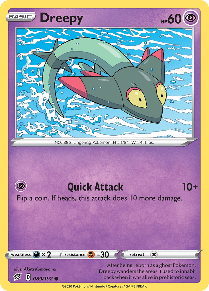 Dreepy (089/192) [Sword & Shield: Rebel Clash] Pokemon Single Pokémon  | Multizone: Comics And Games