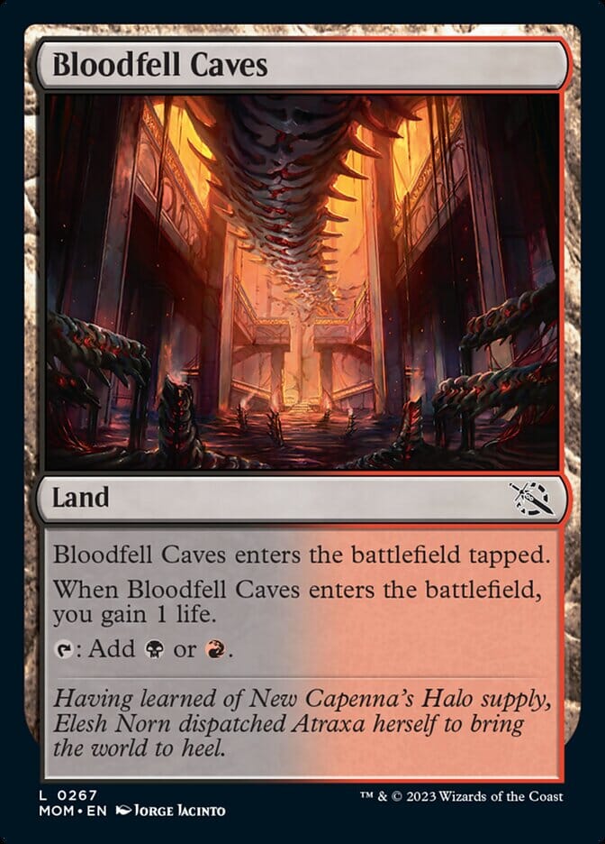 Bloodfell Caves [March of the Machine] MTG Single Magic: The Gathering  | Multizone: Comics And Games