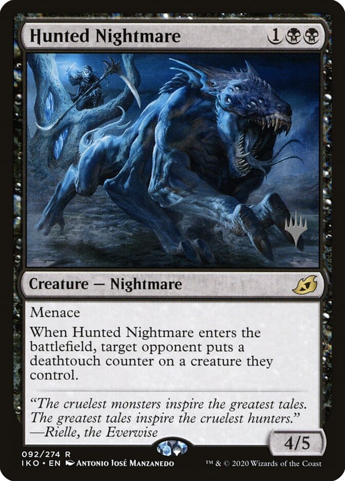 Hunted Nightmare (Promo Pack) [Ikoria: Lair of Behemoths Promos] MTG Single Magic: The Gathering  | Multizone: Comics And Games