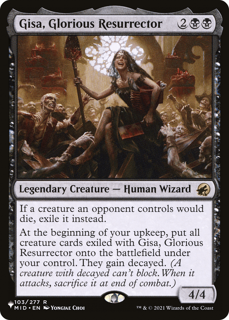 Gisa, Glorious Resurrector [The List] MTG Single Magic: The Gathering  | Multizone: Comics And Games