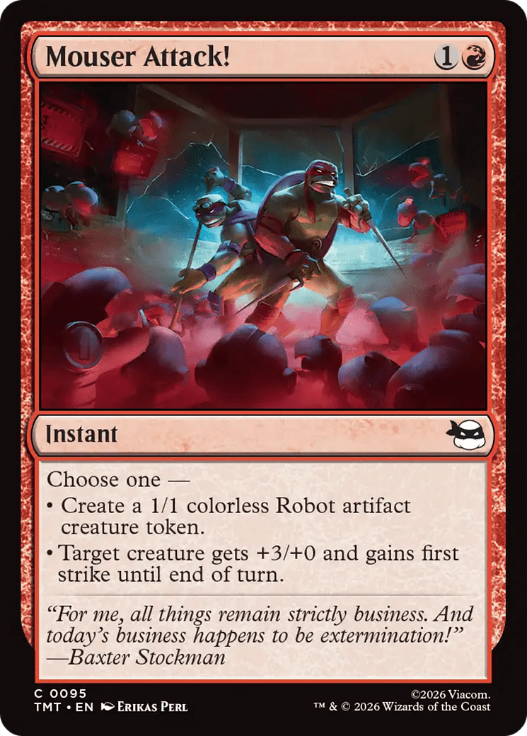 Mouser Attack! [Teenage Mutant Ninja Turtles] MTG Single Magic: The Gathering  | Multizone: Comics And Games