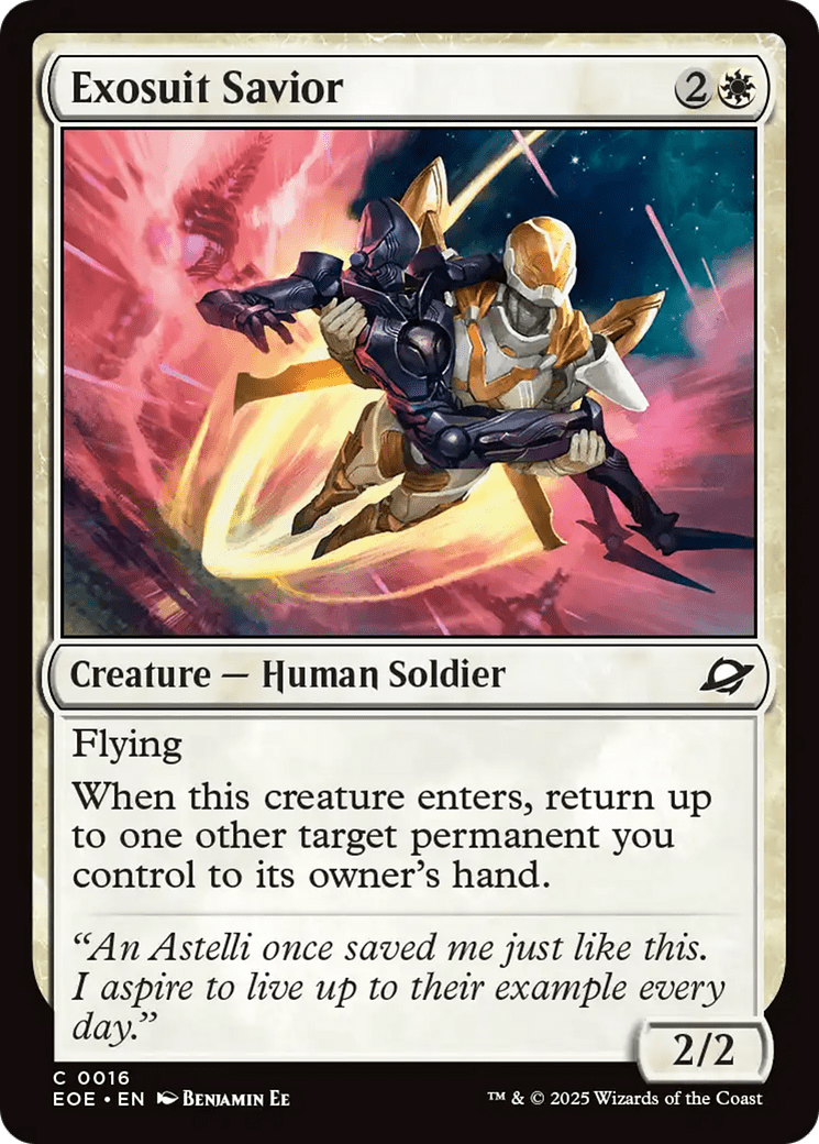 Exosuit Savior [Edge of Eternities] MTG Single Magic: The Gathering  | Multizone: Comics And Games