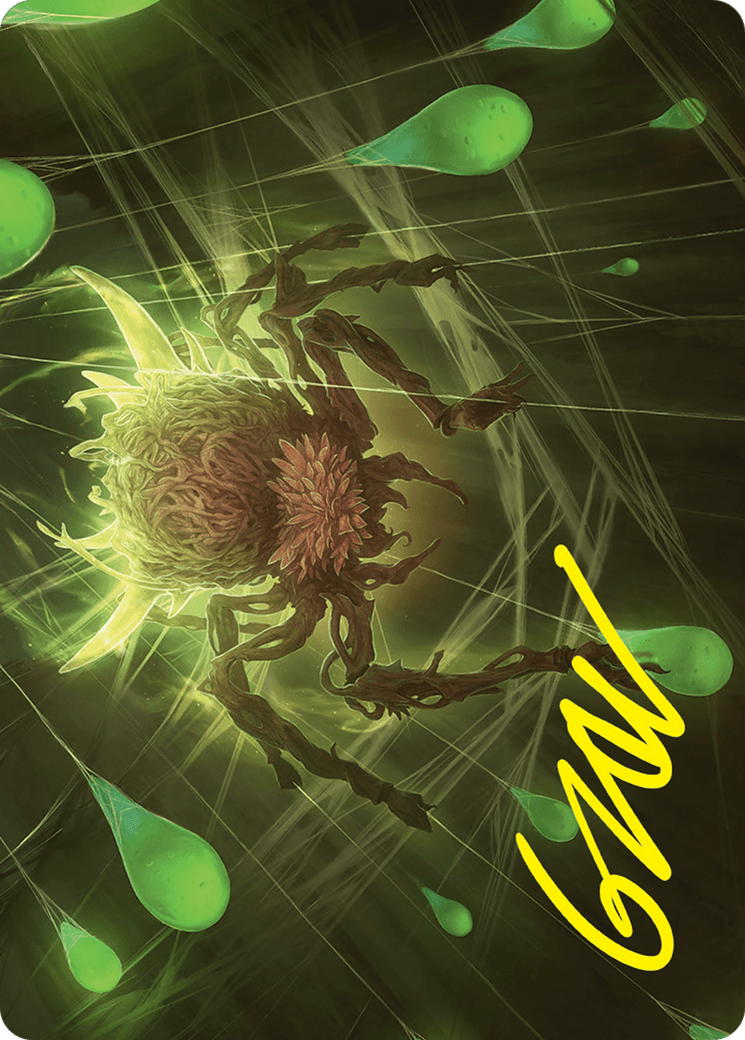 Spinner of Souls Art Card (13/54) (Gold-Stamped Signature) [Foundations Art Series] MTG Single Magic: The Gathering  | Multizone: Comics And Games