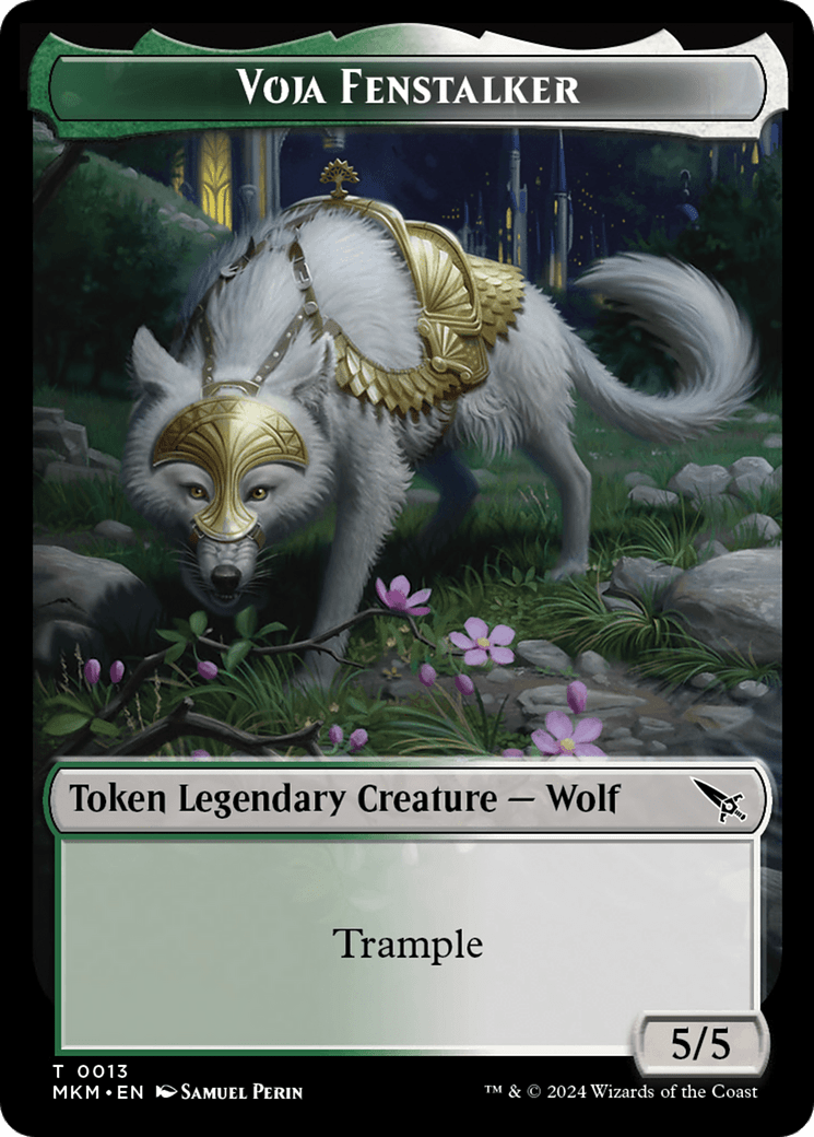 Voja Fenstalker Token [Murders at Karlov Manor Tokens] MTG Single Magic: The Gathering  | Multizone: Comics And Games