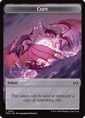 Karox Bladewing // Copy Double-Sided Token [Tarkir: Dragonstorm Commander Tokens] MTG Single Magic: The Gathering  | Multizone: Comics And Games