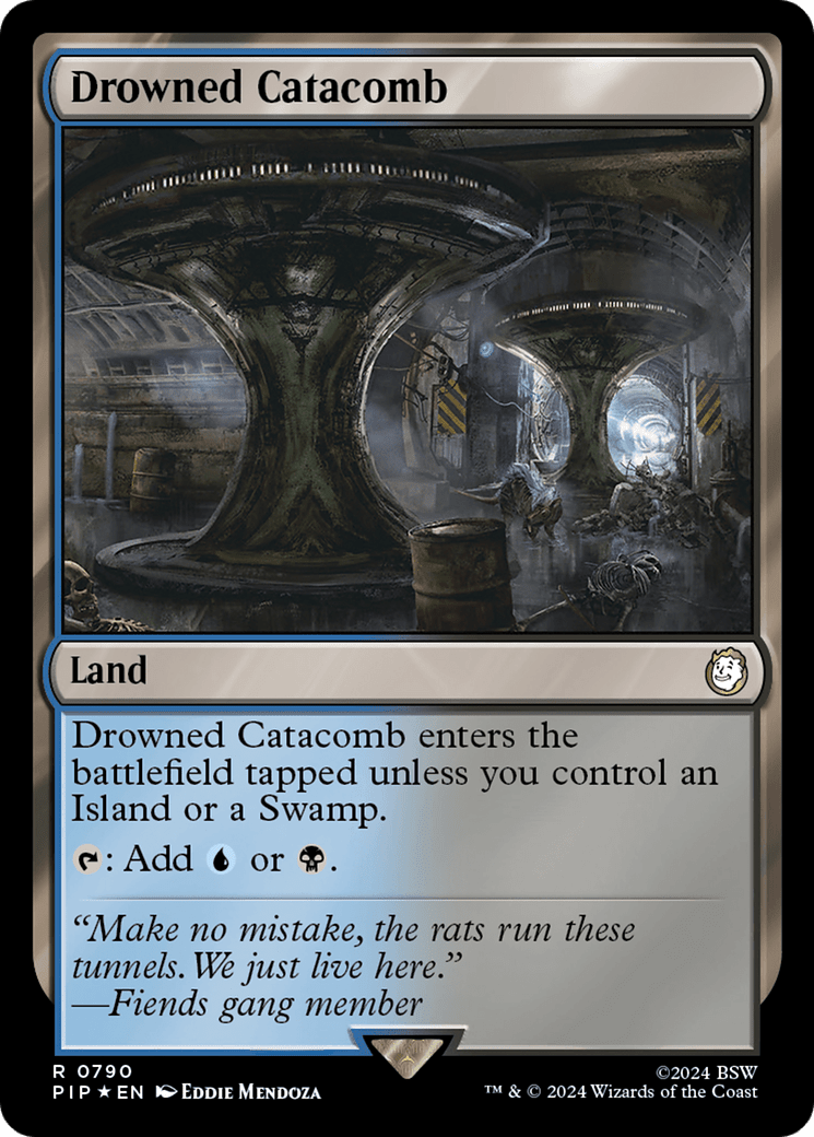 Drowned Catacomb (Surge Foil) [Fallout] MTG Single Magic: The Gathering  | Multizone: Comics And Games