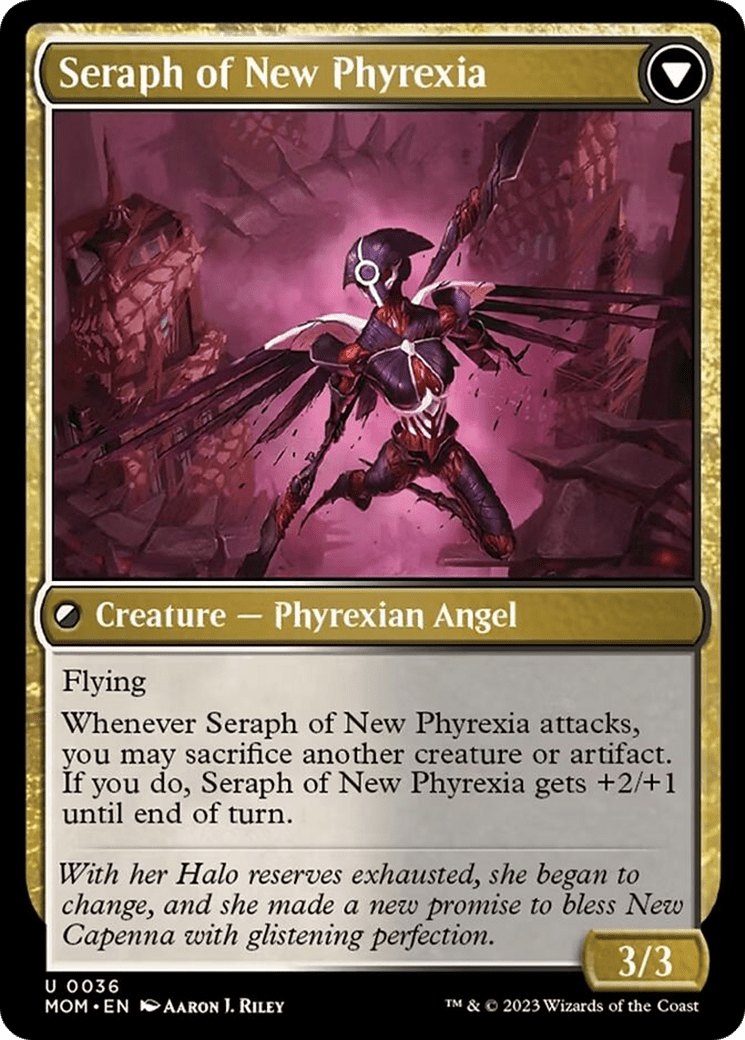 Seraph of New Capenna // Seraph of New Phyrexia [March of the Machine] MTG Single Magic: The Gathering  | Multizone: Comics And Games