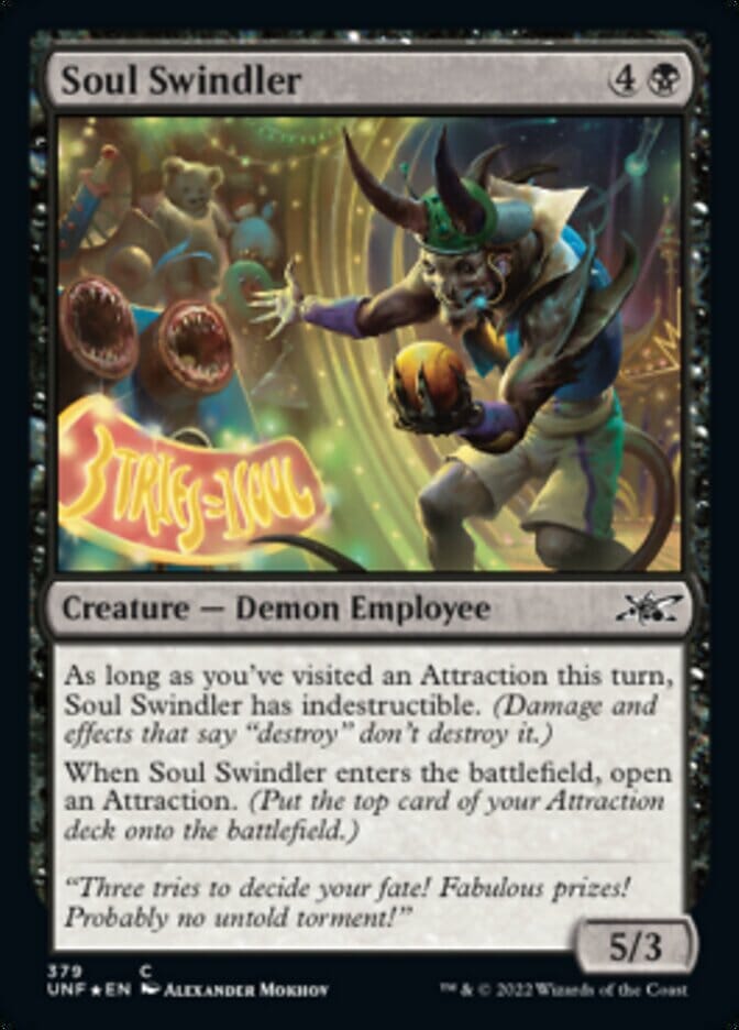 Soul Swindler (Galaxy Foil) [Unfinity] MTG Single Magic: The Gathering  | Multizone: Comics And Games