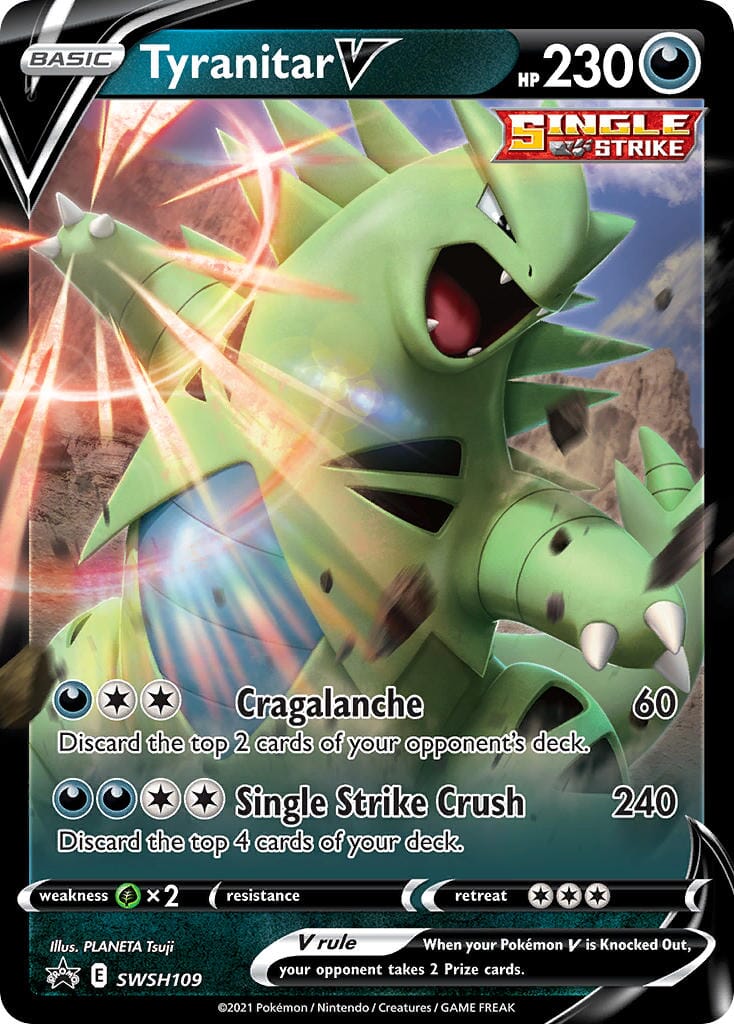 Tyranitar V (SWSH109) [Sword & Shield: Black Star Promos] Pokemon Single Pokémon  | Multizone: Comics And Games