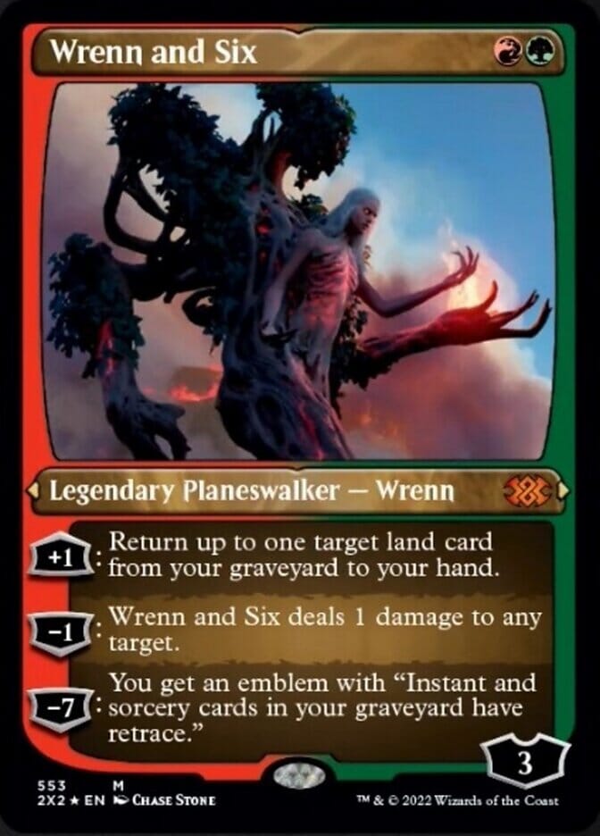Wrenn and Six (Foil Etched) [Double Masters 2022] MTG Single Magic: The Gathering  | Multizone: Comics And Games