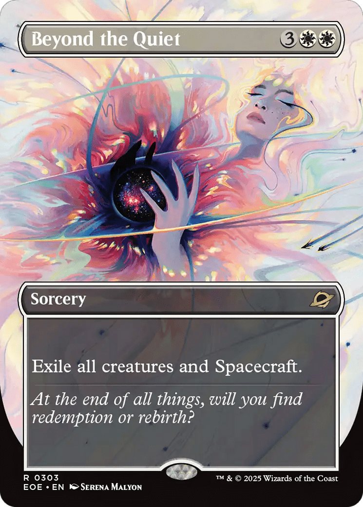 Beyond the Quiet (Borderless) [Edge of Eternities] MTG Single Magic: The Gathering  | Multizone: Comics And Games