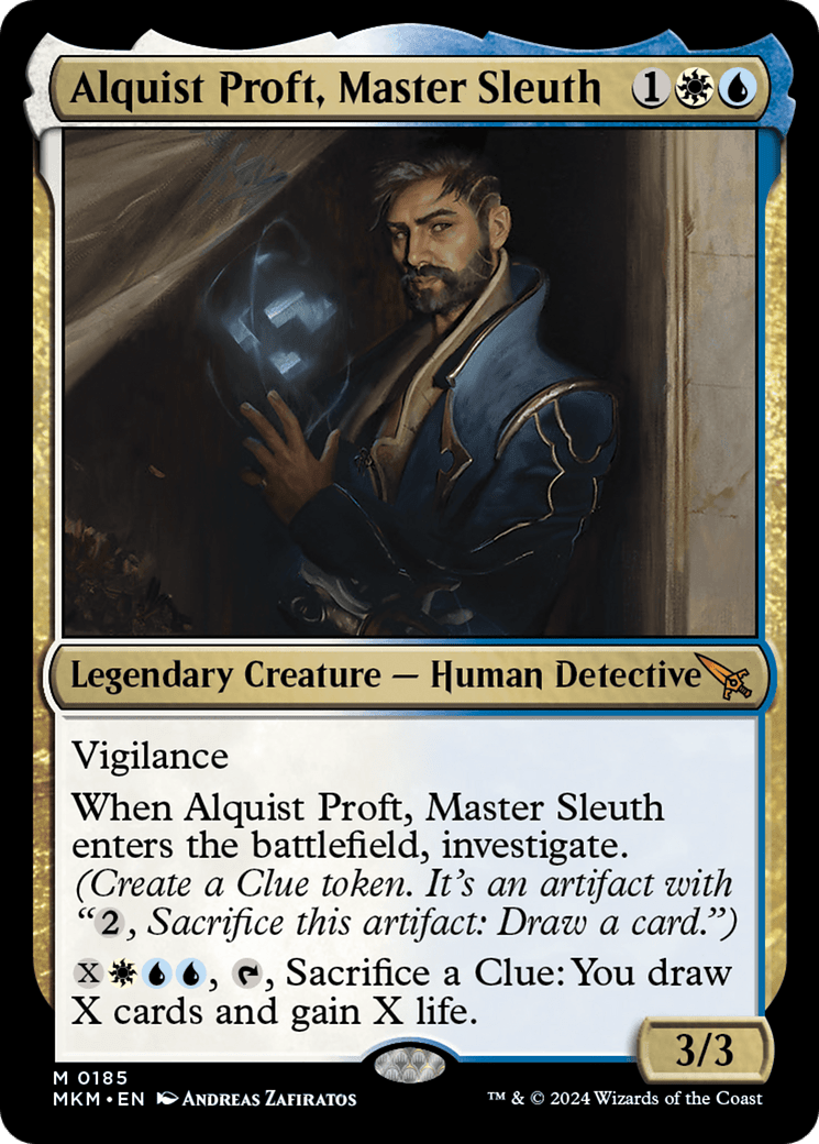Alquist Proft, Master Sleuth [Murders at Karlov Manor] MTG Single Magic: The Gathering  | Multizone: Comics And Games