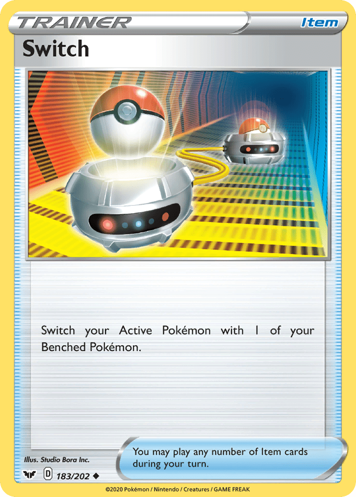 Switch (183/202) [Sword & Shield: Base Set] Pokemon Single Pokémon  | Multizone: Comics And Games