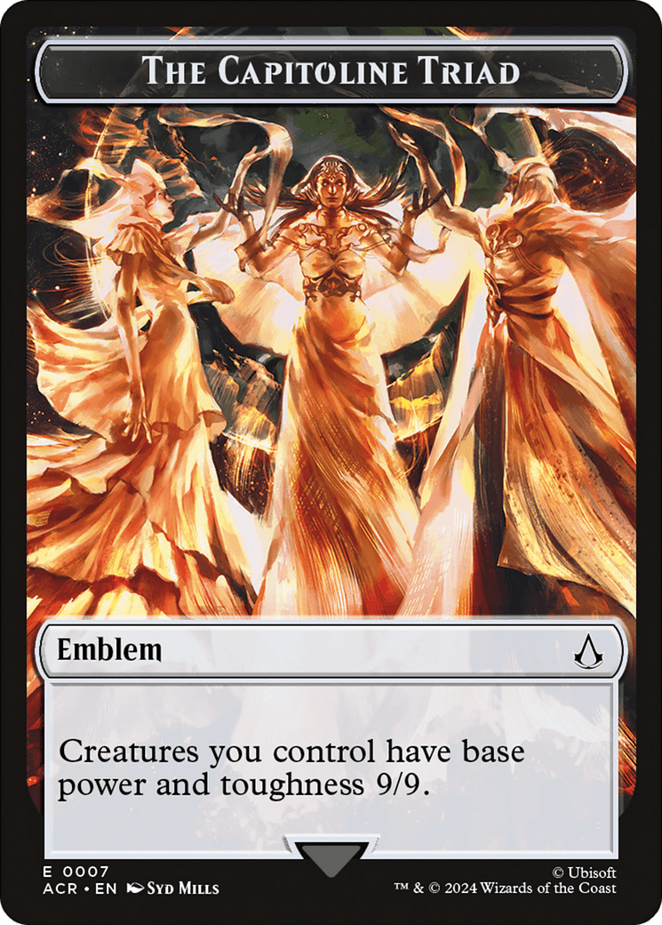 Emblem - The Capitoline Triad [Assassin's Creed Tokens] MTG Single Magic: The Gathering  | Multizone: Comics And Games